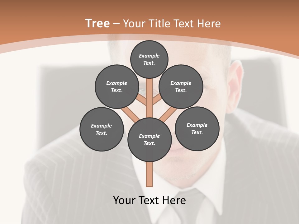 A Man In A Suit Is Looking At The Camera PowerPoint Template