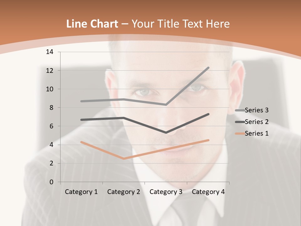 A Man In A Suit Is Looking At The Camera PowerPoint Template