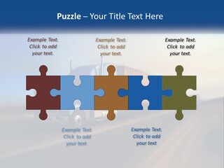 A Semi Truck Driving Down A Road With A Sky Background PowerPoint Template