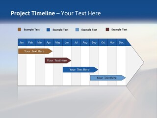 A Semi Truck Driving Down A Road With A Sky Background PowerPoint Template