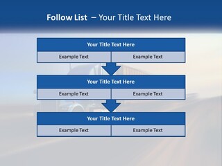 A Semi Truck Driving Down A Road With A Sky Background PowerPoint Template