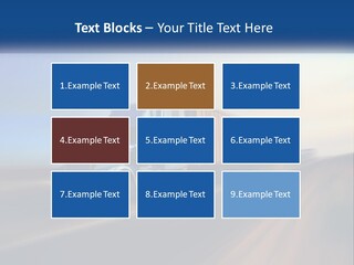 A Semi Truck Driving Down A Road With A Sky Background PowerPoint Template