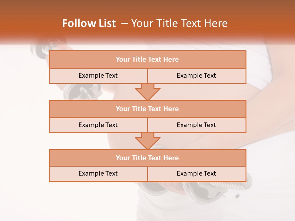 A Pregnant Woman Holding Two Dumbs In Her Belly PowerPoint Template