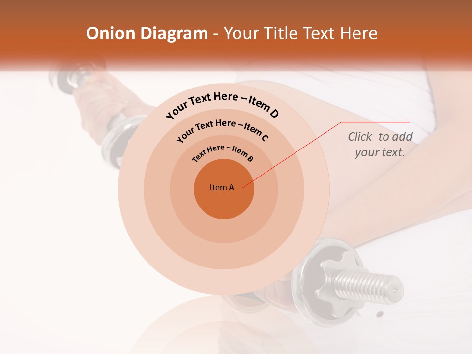 A Pregnant Woman Holding Two Dumbs In Her Belly PowerPoint Template