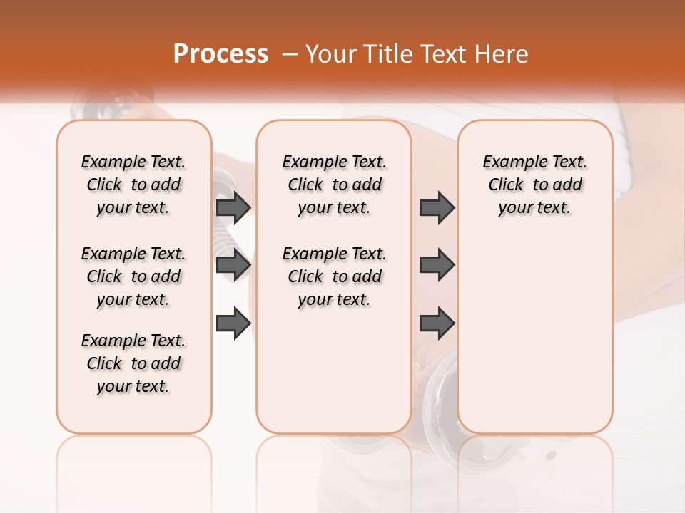 A Pregnant Woman Holding Two Dumbs In Her Belly PowerPoint Template