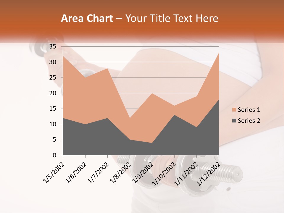 A Pregnant Woman Holding Two Dumbs In Her Belly PowerPoint Template