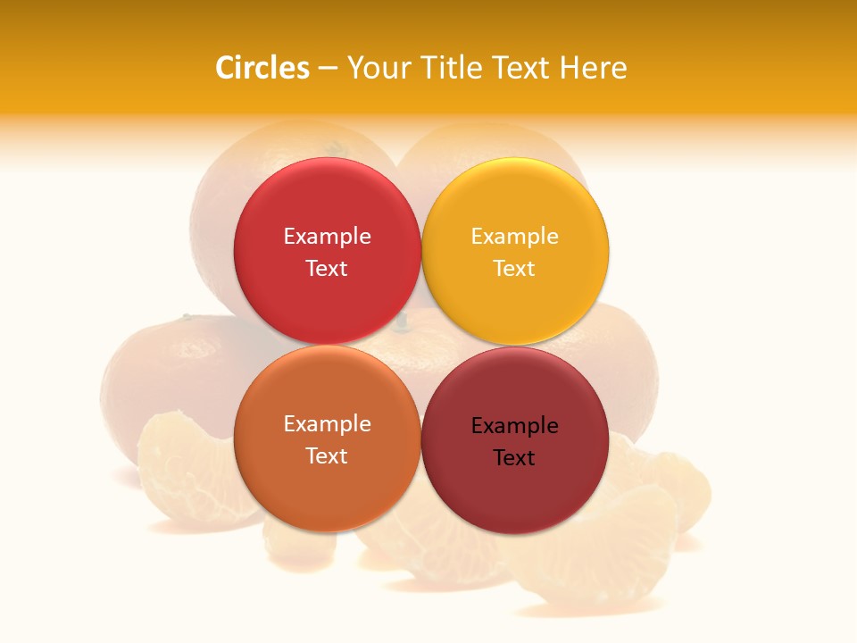 A Group Of Oranges Sitting On Top Of Each Other PowerPoint Template