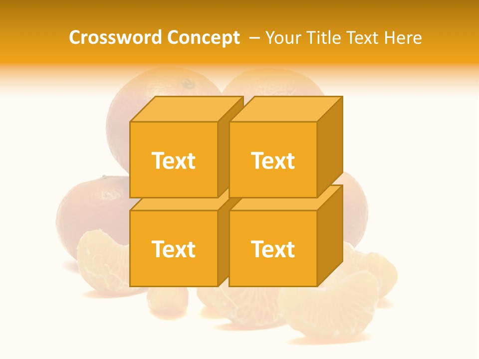 A Group Of Oranges Sitting On Top Of Each Other PowerPoint Template