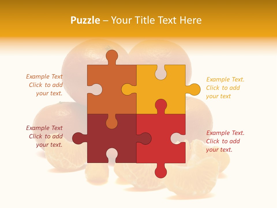 A Group Of Oranges Sitting On Top Of Each Other PowerPoint Template