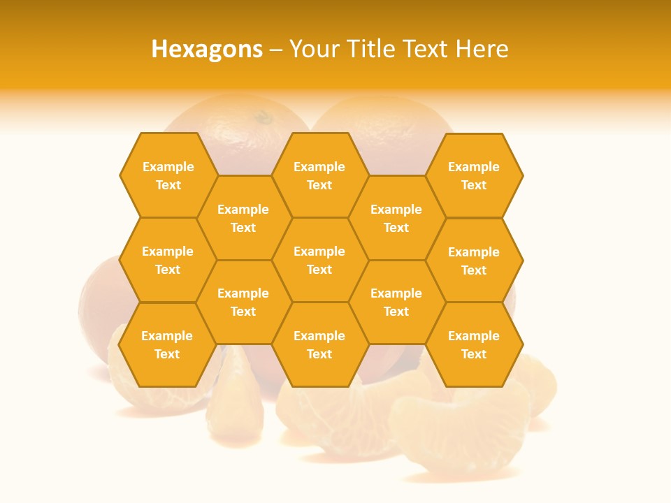 A Group Of Oranges Sitting On Top Of Each Other PowerPoint Template