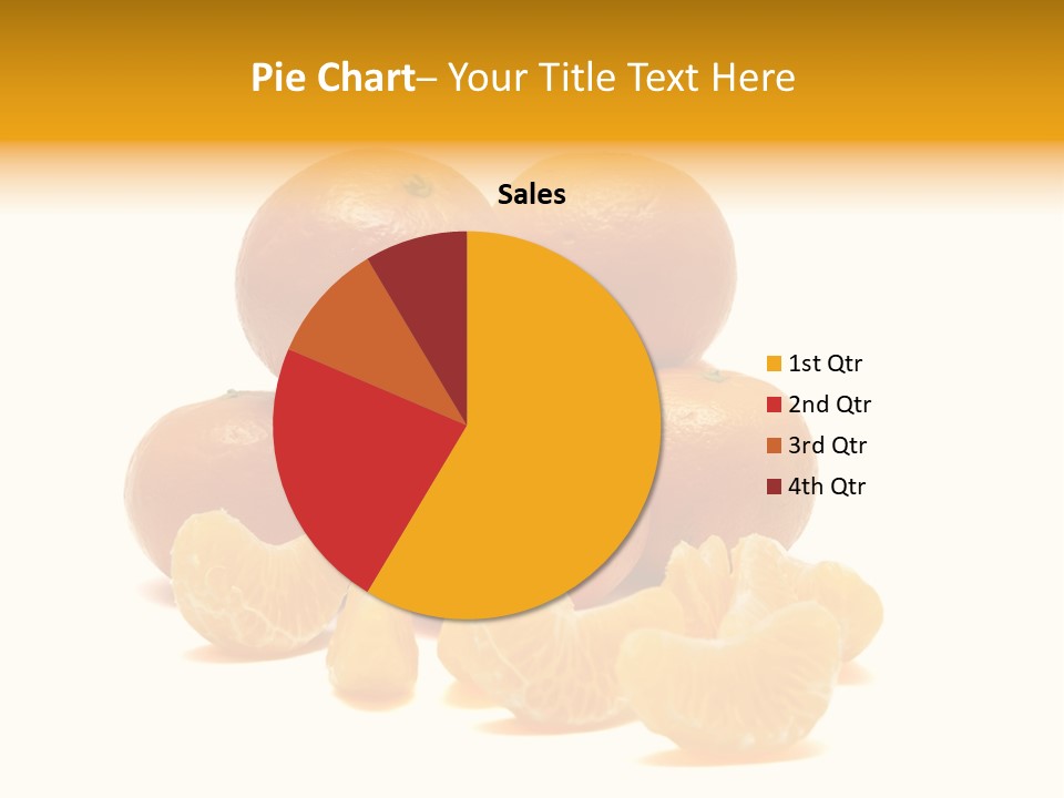 A Group Of Oranges Sitting On Top Of Each Other PowerPoint Template