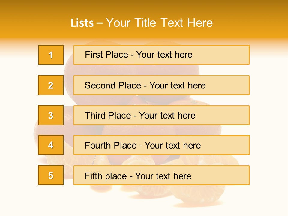 A Group Of Oranges Sitting On Top Of Each Other PowerPoint Template