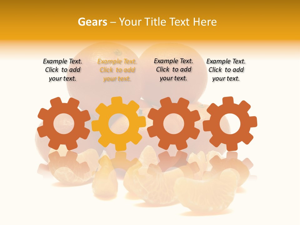 A Group Of Oranges Sitting On Top Of Each Other PowerPoint Template