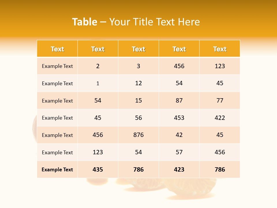 A Group Of Oranges Sitting On Top Of Each Other PowerPoint Template