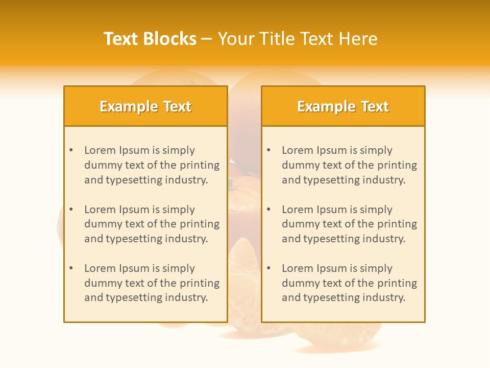 A Group Of Oranges Sitting On Top Of Each Other PowerPoint Template