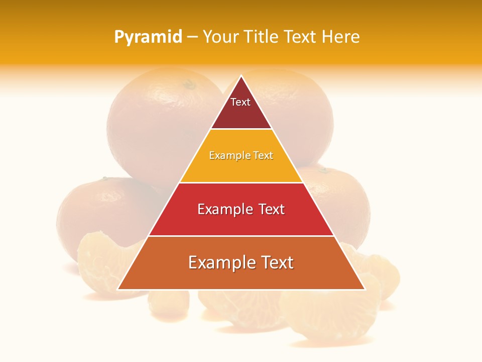 A Group Of Oranges Sitting On Top Of Each Other PowerPoint Template