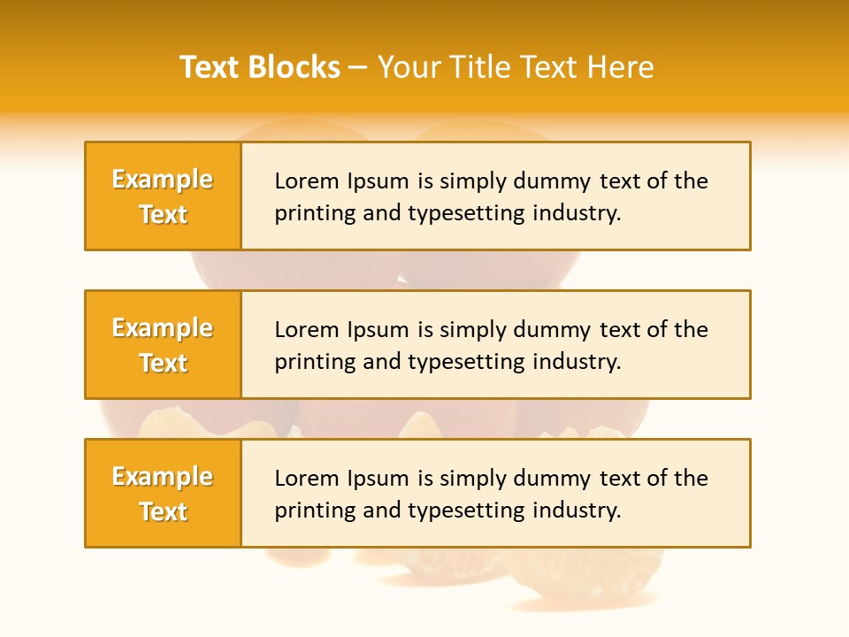 A Group Of Oranges Sitting On Top Of Each Other PowerPoint Template