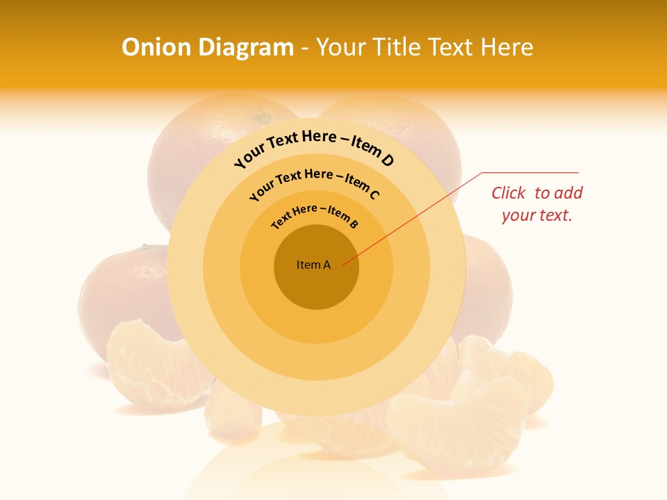 A Group Of Oranges Sitting On Top Of Each Other PowerPoint Template