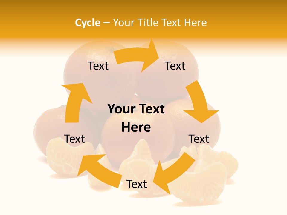 A Group Of Oranges Sitting On Top Of Each Other PowerPoint Template