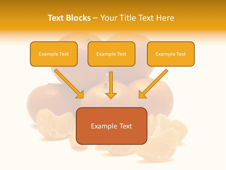 A Group Of Oranges Sitting On Top Of Each Other PowerPoint Template