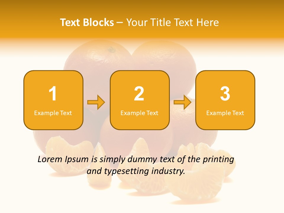 A Group Of Oranges Sitting On Top Of Each Other PowerPoint Template