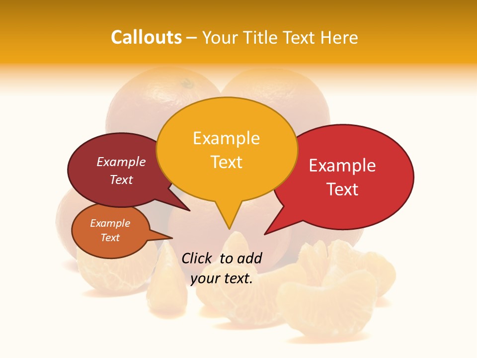 A Group Of Oranges Sitting On Top Of Each Other PowerPoint Template