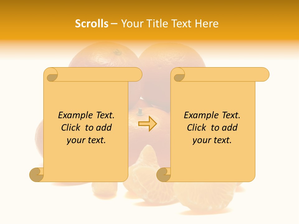 A Group Of Oranges Sitting On Top Of Each Other PowerPoint Template