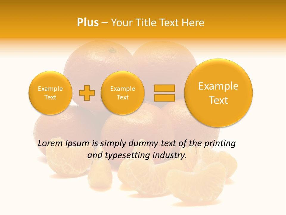A Group Of Oranges Sitting On Top Of Each Other PowerPoint Template