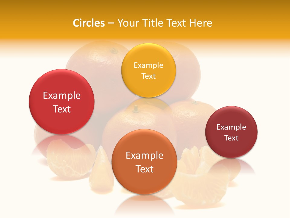 A Group Of Oranges Sitting On Top Of Each Other PowerPoint Template