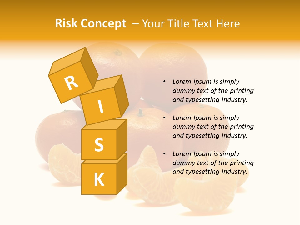 A Group Of Oranges Sitting On Top Of Each Other PowerPoint Template