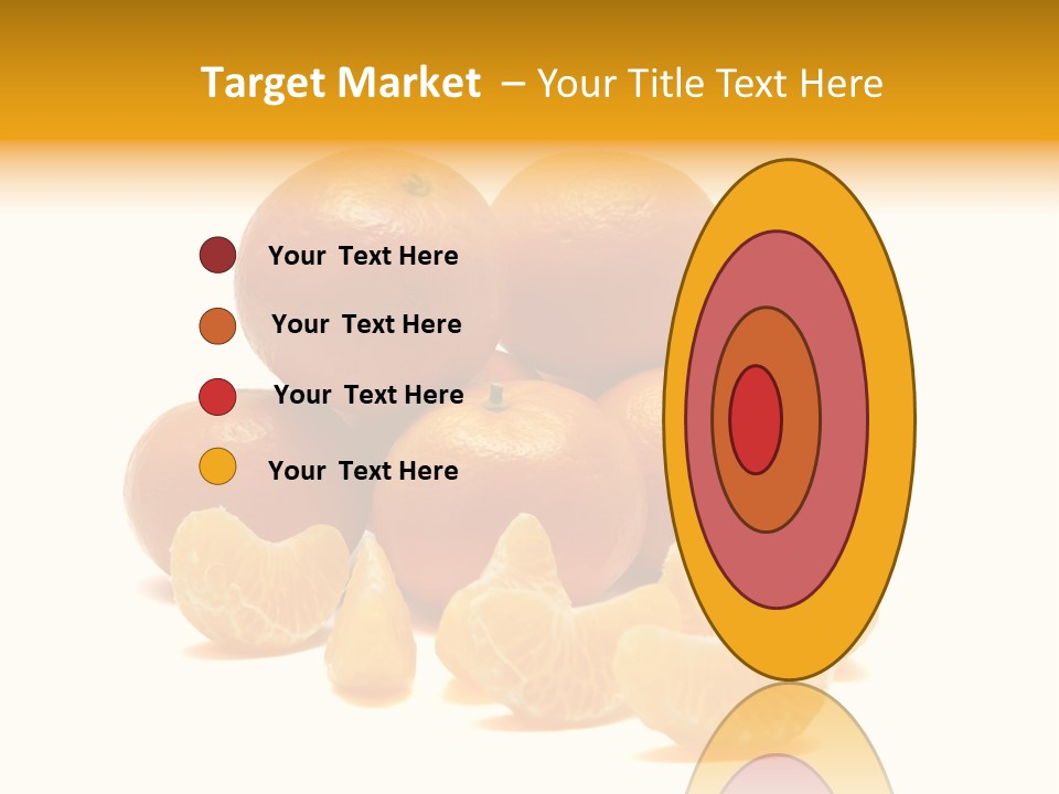 A Group Of Oranges Sitting On Top Of Each Other PowerPoint Template