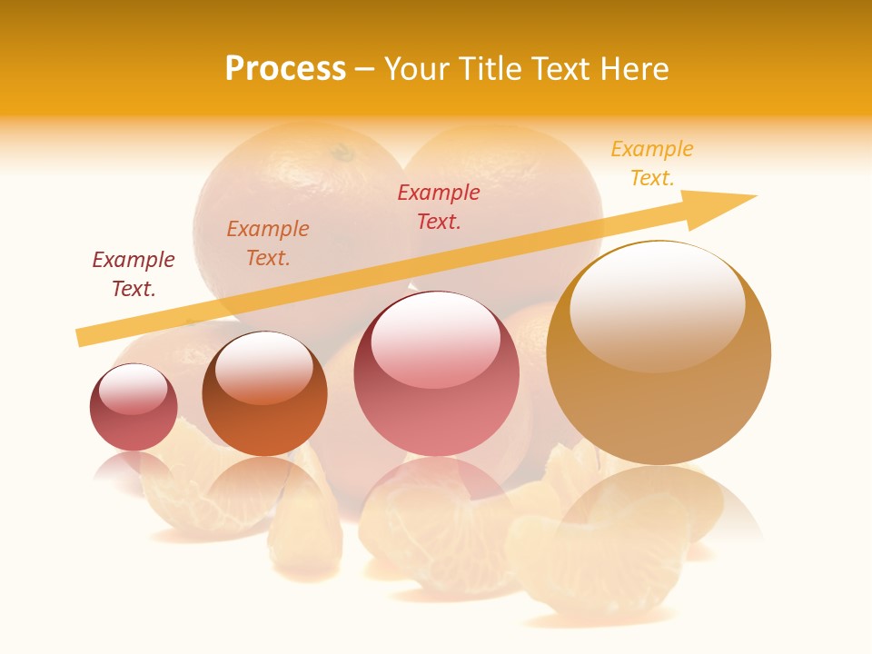 A Group Of Oranges Sitting On Top Of Each Other PowerPoint Template