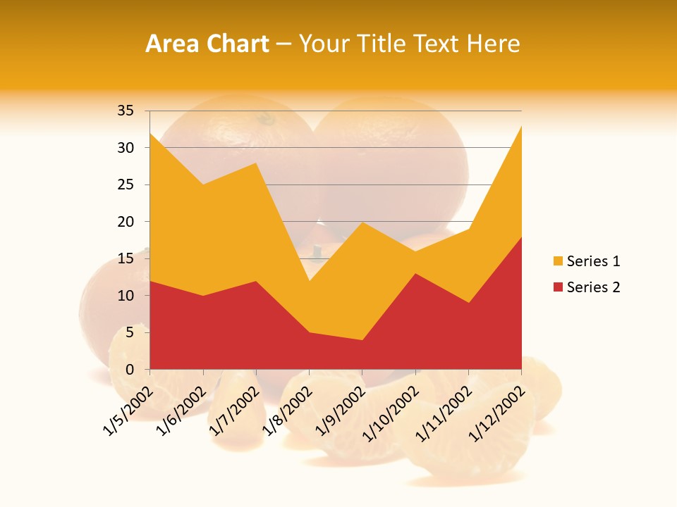 A Group Of Oranges Sitting On Top Of Each Other PowerPoint Template