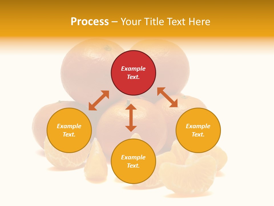 A Group Of Oranges Sitting On Top Of Each Other PowerPoint Template