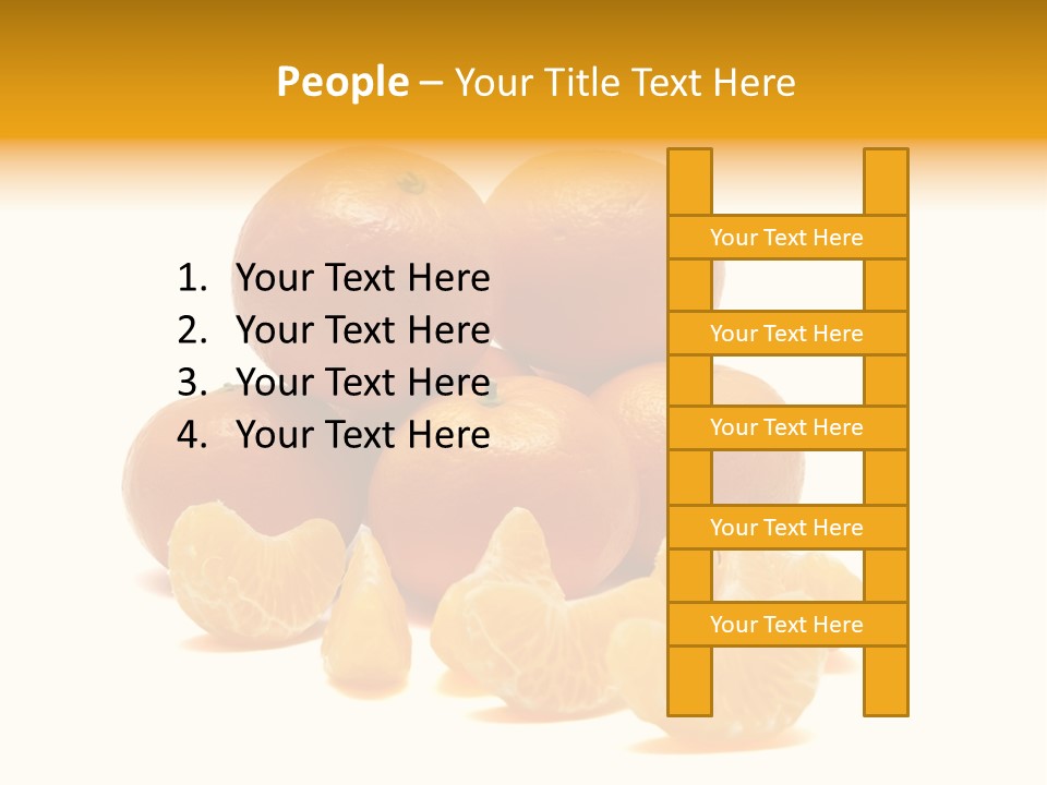A Group Of Oranges Sitting On Top Of Each Other PowerPoint Template