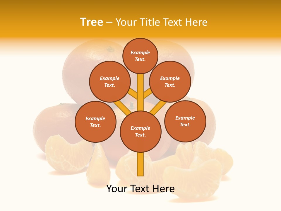 A Group Of Oranges Sitting On Top Of Each Other PowerPoint Template