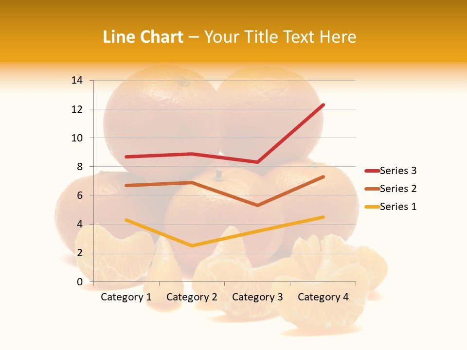 A Group Of Oranges Sitting On Top Of Each Other PowerPoint Template
