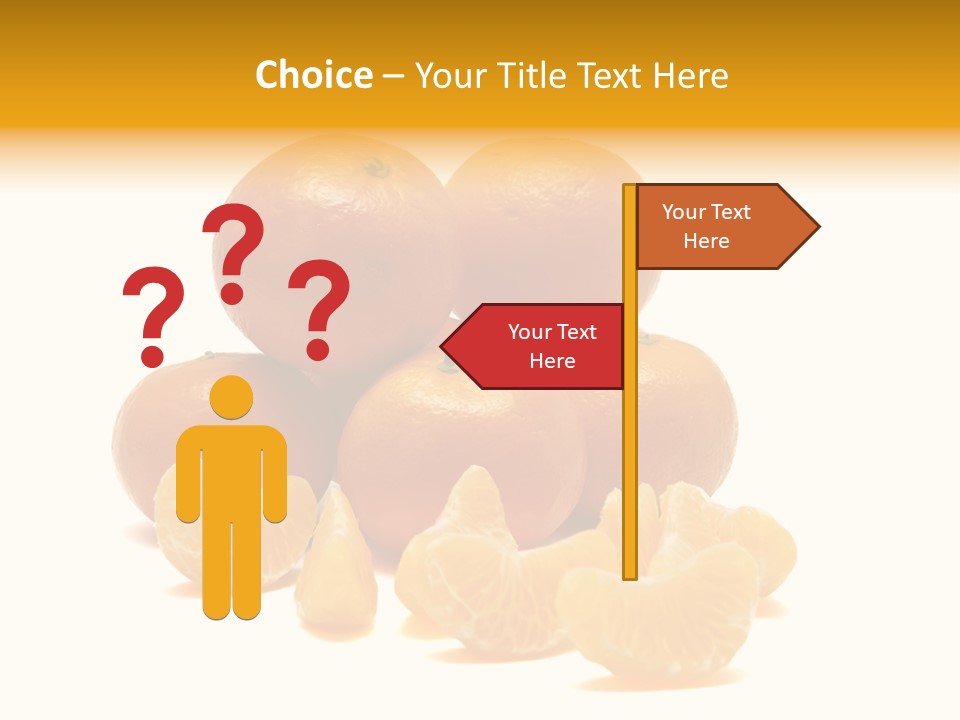 A Group Of Oranges Sitting On Top Of Each Other PowerPoint Template
