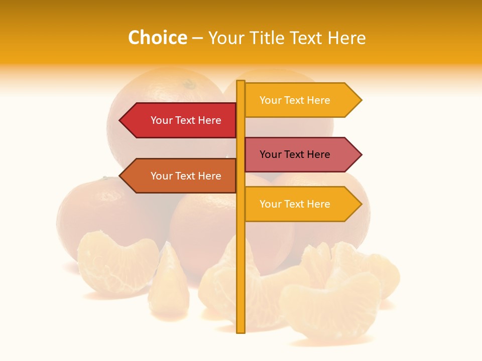 A Group Of Oranges Sitting On Top Of Each Other PowerPoint Template