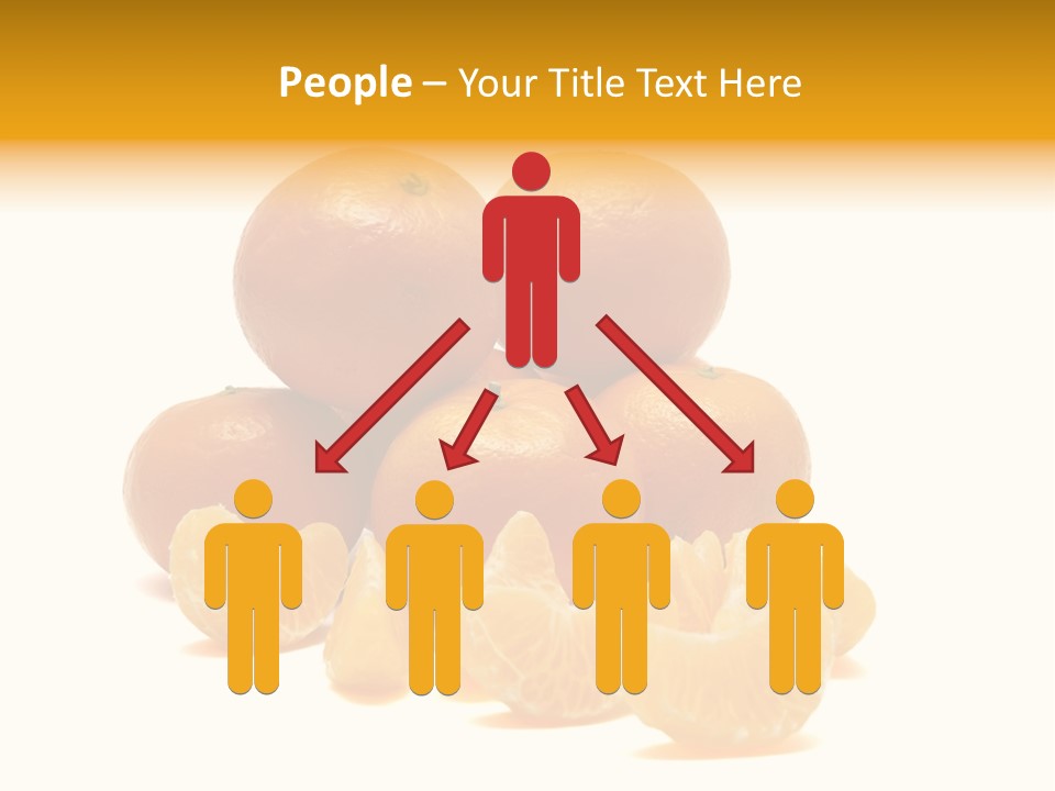 A Group Of Oranges Sitting On Top Of Each Other PowerPoint Template