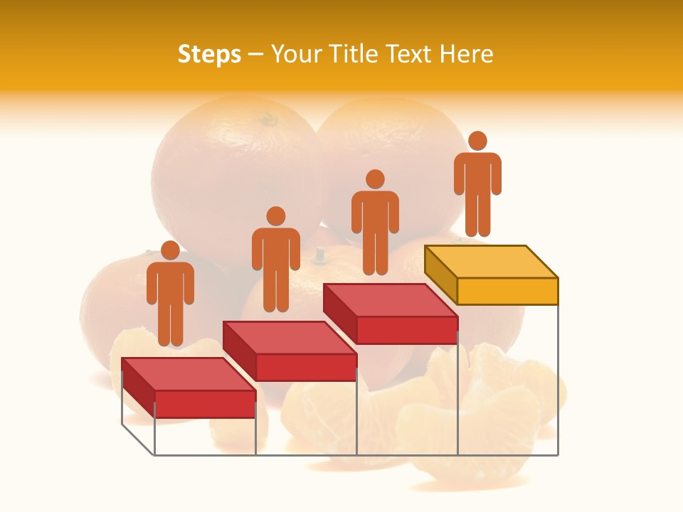 A Group Of Oranges Sitting On Top Of Each Other PowerPoint Template
