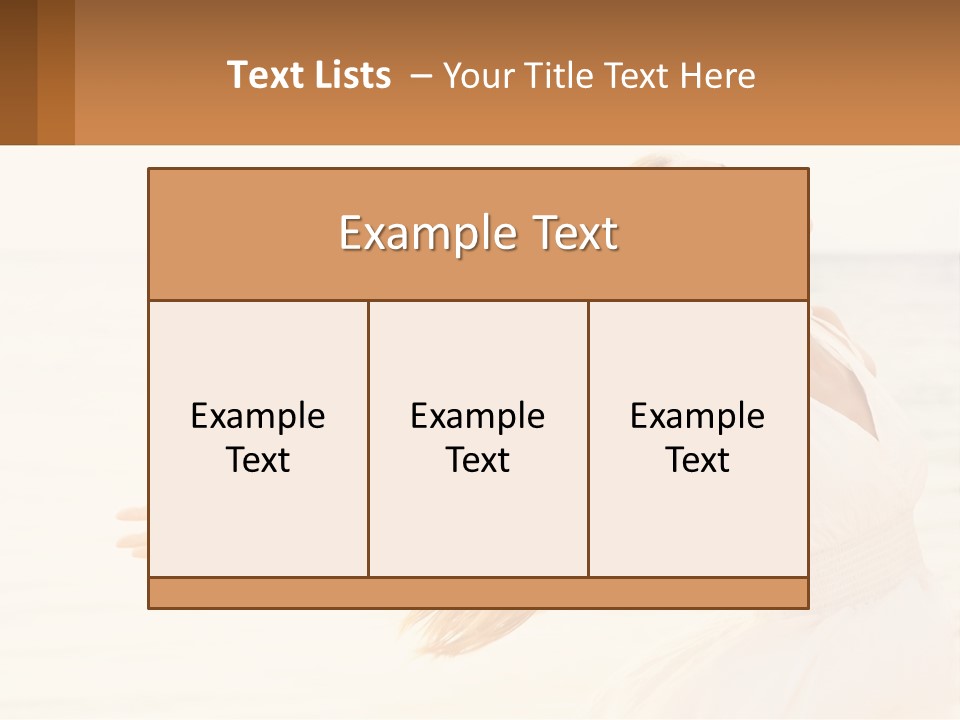 A Woman In A White Dress On The Beach With Her Arms Outstretched PowerPoint Template