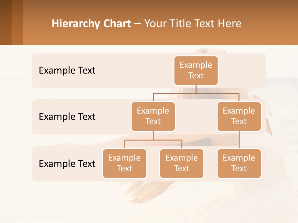 A Woman In A White Dress On The Beach With Her Arms Outstretched PowerPoint Template