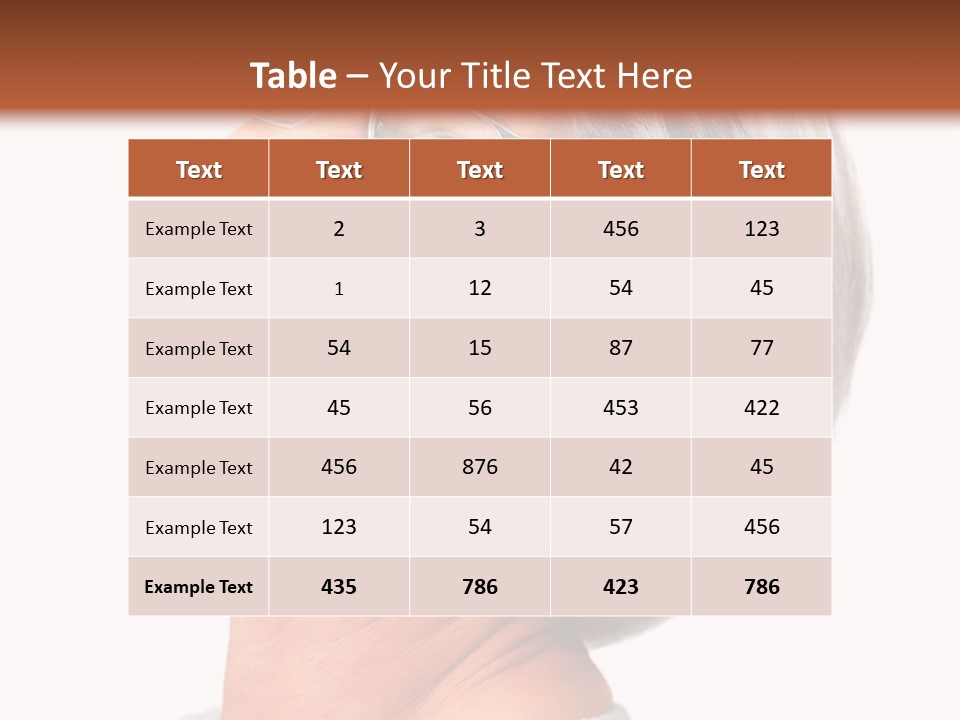 An Older Woman With Glasses Smiling For The Camera PowerPoint Template