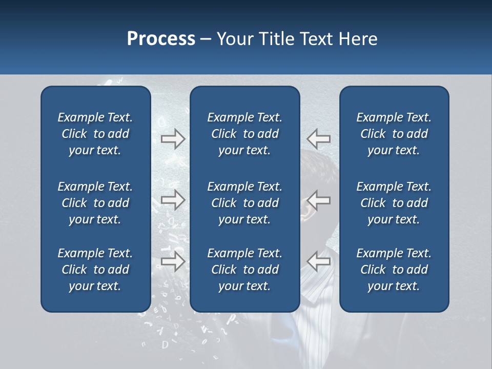 A Man In A Suit Is Holding A Light Bulb PowerPoint Template
