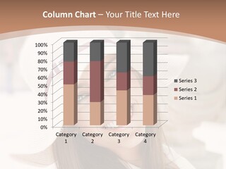 A Woman In A Hat Is Smiling For The Camera PowerPoint Template