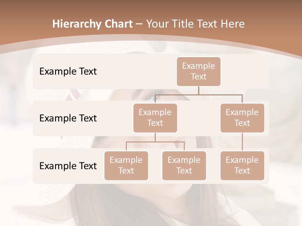 A Woman In A Hat Is Smiling For The Camera PowerPoint Template