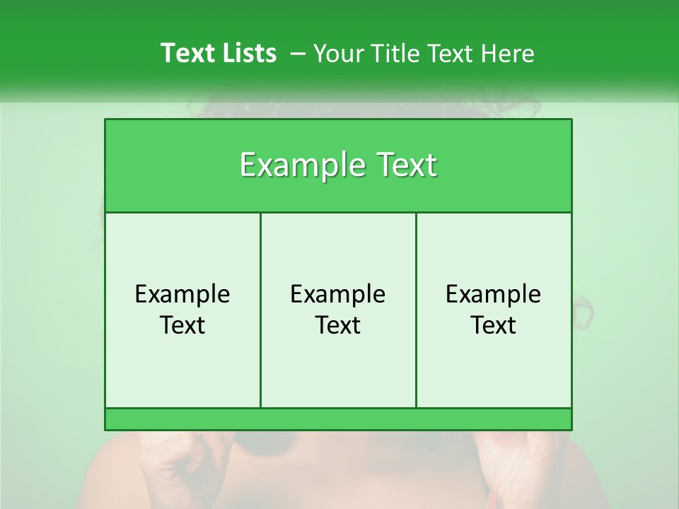 A Woman Holding A Card With A Smiley Face On It PowerPoint Template