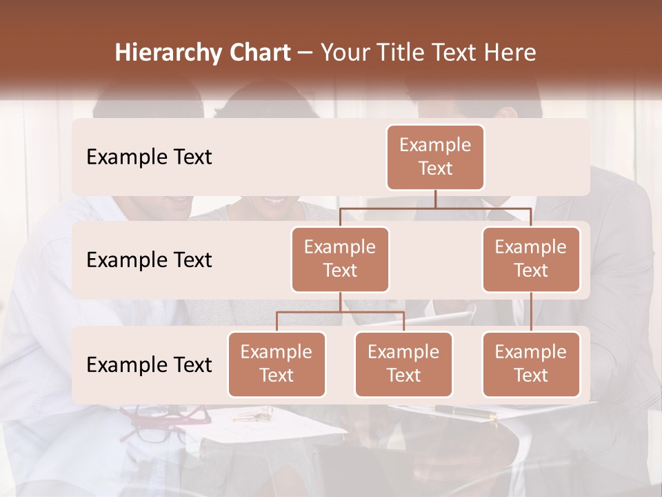 A Group Of People Sitting Around A Table Looking At A Tablet PowerPoint Template