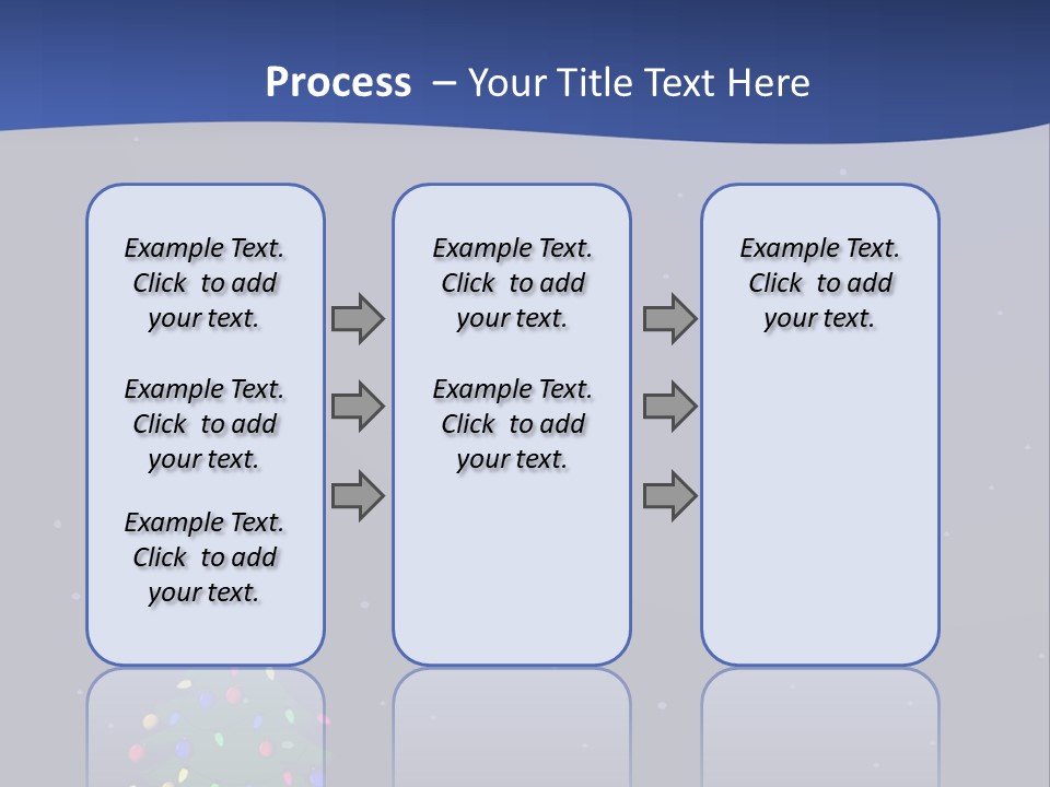 A Christmas Tree In The Snow With A Star On Top Of It PowerPoint Template